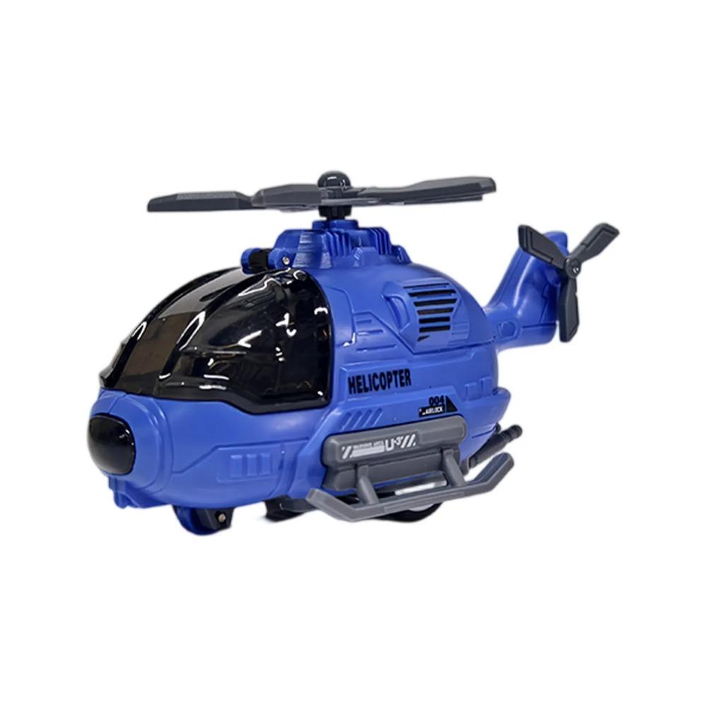 Open Cockpit Simulation Aircraft Toy Rotatable Propeller Inertial Fighter Toy  Christmas Gift
