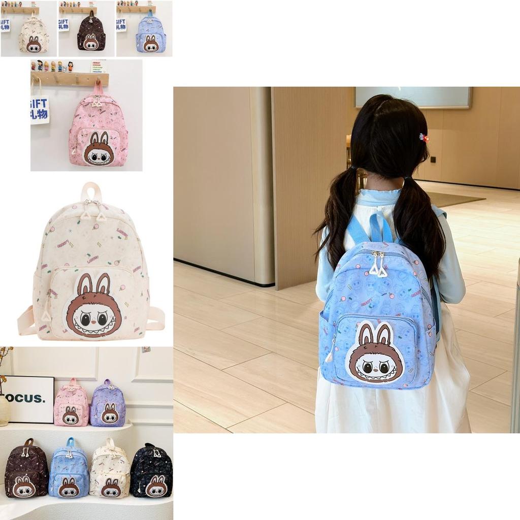 Trendy Labub Children's Backpack Stylish And Versatile Outdoor Daypack For Kids Aged 3-6
