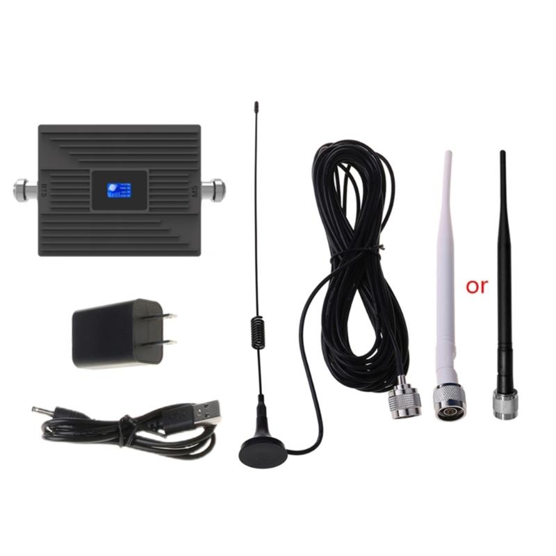 

Усилитель-репитер сигнала 850 МГц 2G/3G/4G-сотовый бустер Сетевая антенна для мобильного телефона Расширитель интернета Улучшающее устройство чёрный