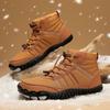 Wading Shoes Womens Mens Minimalist Winter Snow Boots Warm Ankle Booties with Arch Support Zero Drop Sole Wide Toe Box Zapatos