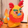 Chinesischen Folk Stil Drachen Plüsch Anhänger Nette Sternzeichen Drachen Puppe Plushies Jahr Maskottchen