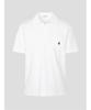 Binpolmen Cotton Linen Open-Neck T-Shirt White