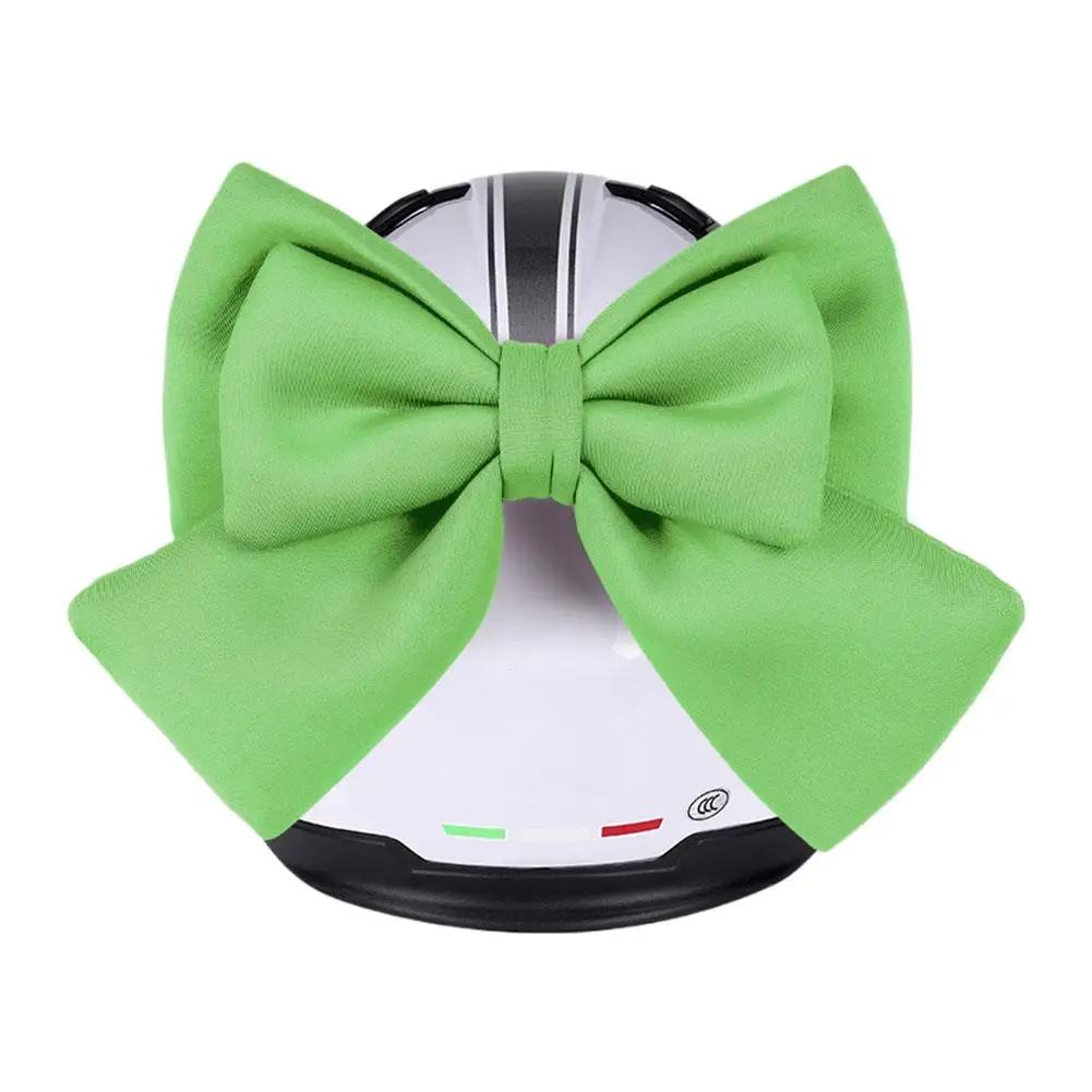 Motorcycle Helmet Bow Decoration Electric Bike Helmet Car Body Decoration Accessories Bowknot Suction Cup Type For Girl Wom Y1G4