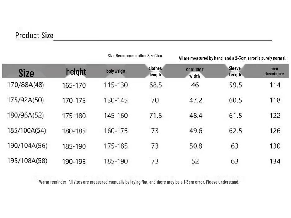 Hengyuanxiang Men's Winter Cashmere Blend Jacket