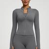 Women's Outdoor Yoga Jacket - Nude, Breathable, Tight-Fit, for Cross-Border Activities