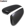 For Peugeot 3008 GT 2016-2018   Carbon Fiber Car Door Rearview Mirror Cover Trim Side Wing Mirrors Cap Shell Accessories