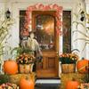 12PCS Faux Autumn Leaves Wreath Colorful Autumn Decor For Home Wedding Party Thanksgiving