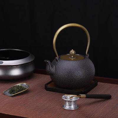 Tea Kettle Teapot Japanese Style Durable 1.2L Capacity Anti Scalding Handle Exquisite Decoration for All Stovetop Kitchen