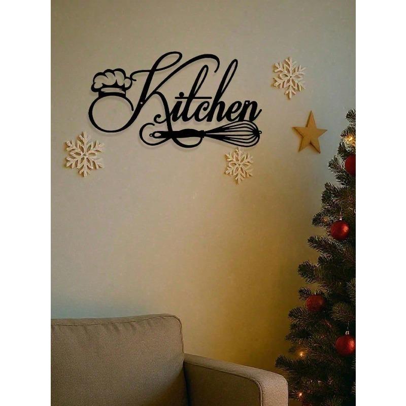 Vintage Farmhouse Metal Wall Art Rustic Kitchen Sign Country Living Room Decor Housewarming Gift