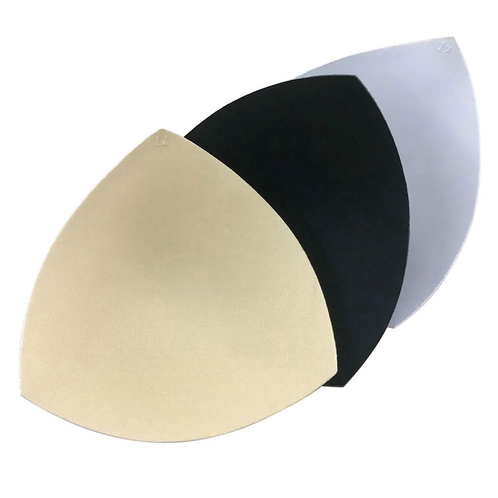 6 párů vycpávek do podprsenky, trojúhelníková prodyšná prsní vložka, spodní prádlo, sportovní podprsenka