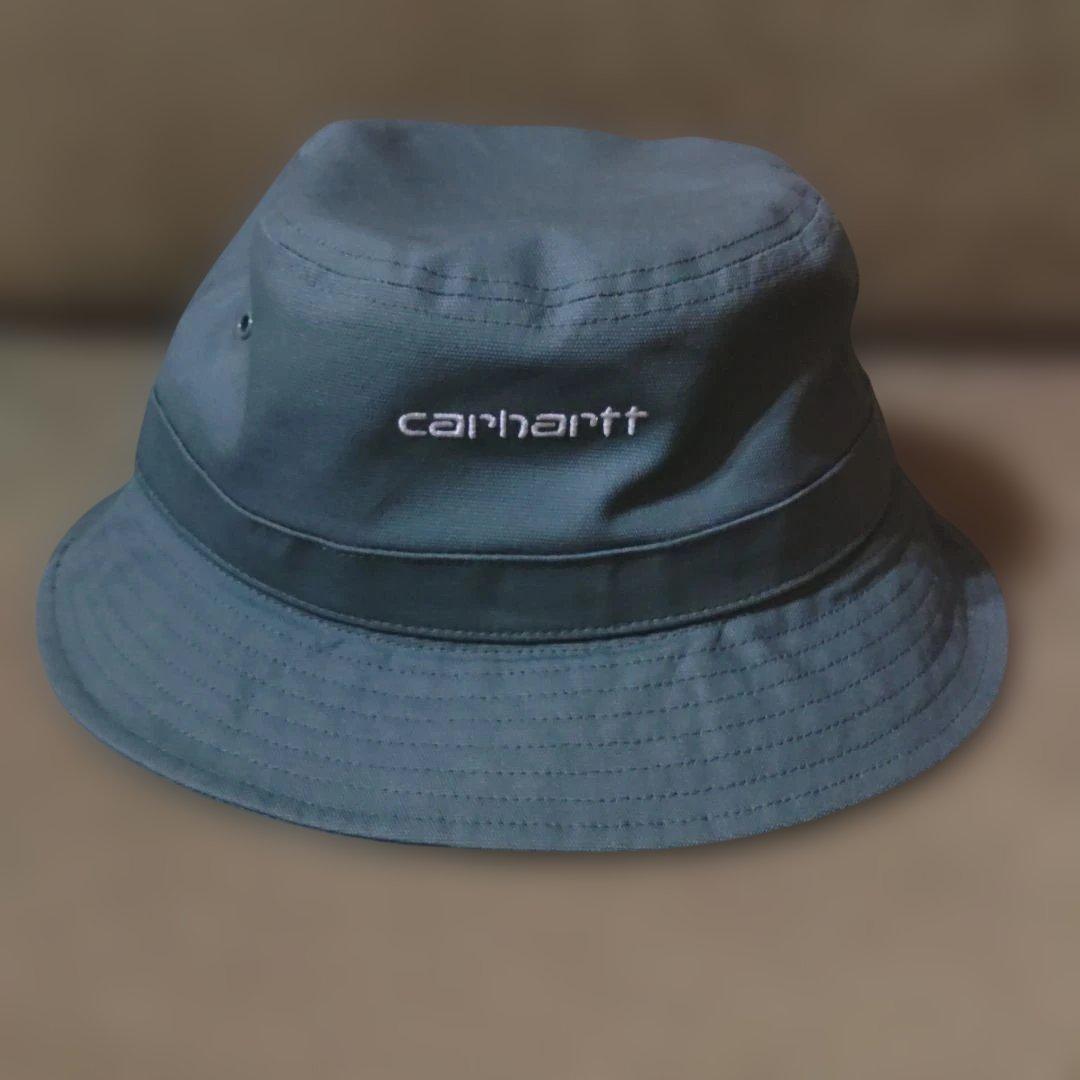 Used [New] carhartt WIP SCRIPT BUCKET HAT Khaki
