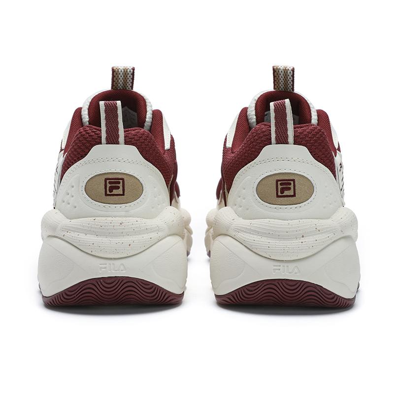 FILA PEASE Cushioning, Wear Resistant Low top Casual Shoes Women's White Red F12W512144FAR