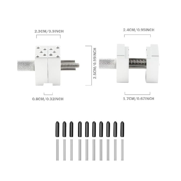 Space Saving Adjustable Miniature Metal Clamp Vise Ideal For Hobbyists And Technical Assembling Detailed Craft Projects