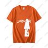 Short Sleeve Top Harajuku Cartoon Graphic Print Casual Hip Hop Unisex Clothes Y2K Cotton Tshirt High Street Loose ONeck Fashion