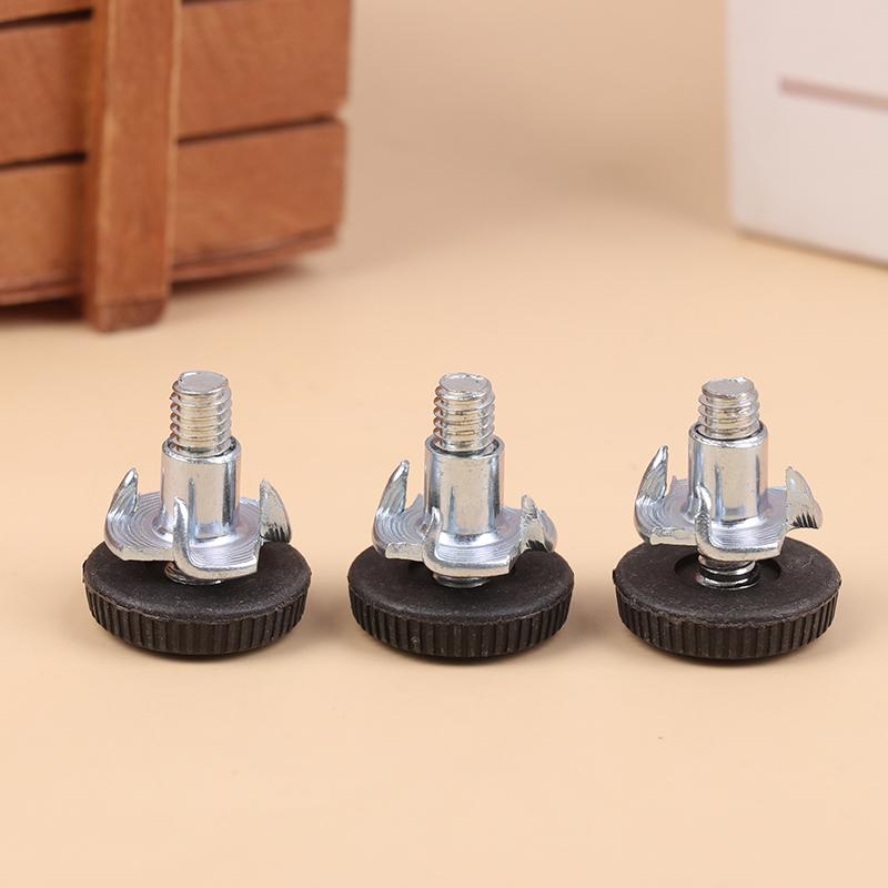 20Pcs M6 Thread Adjustable Furniture Levelers Screw In Chair Feet Durable Easy To Use Adjustable Furniture Feet Leg Levelers