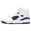Slipstream High Cracked Leather Unisex White Navy 393273-01