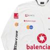 (WMNS) Balenciaga Top League Long Sleeve T-shirt 'White' Women's 767879TPVE99000