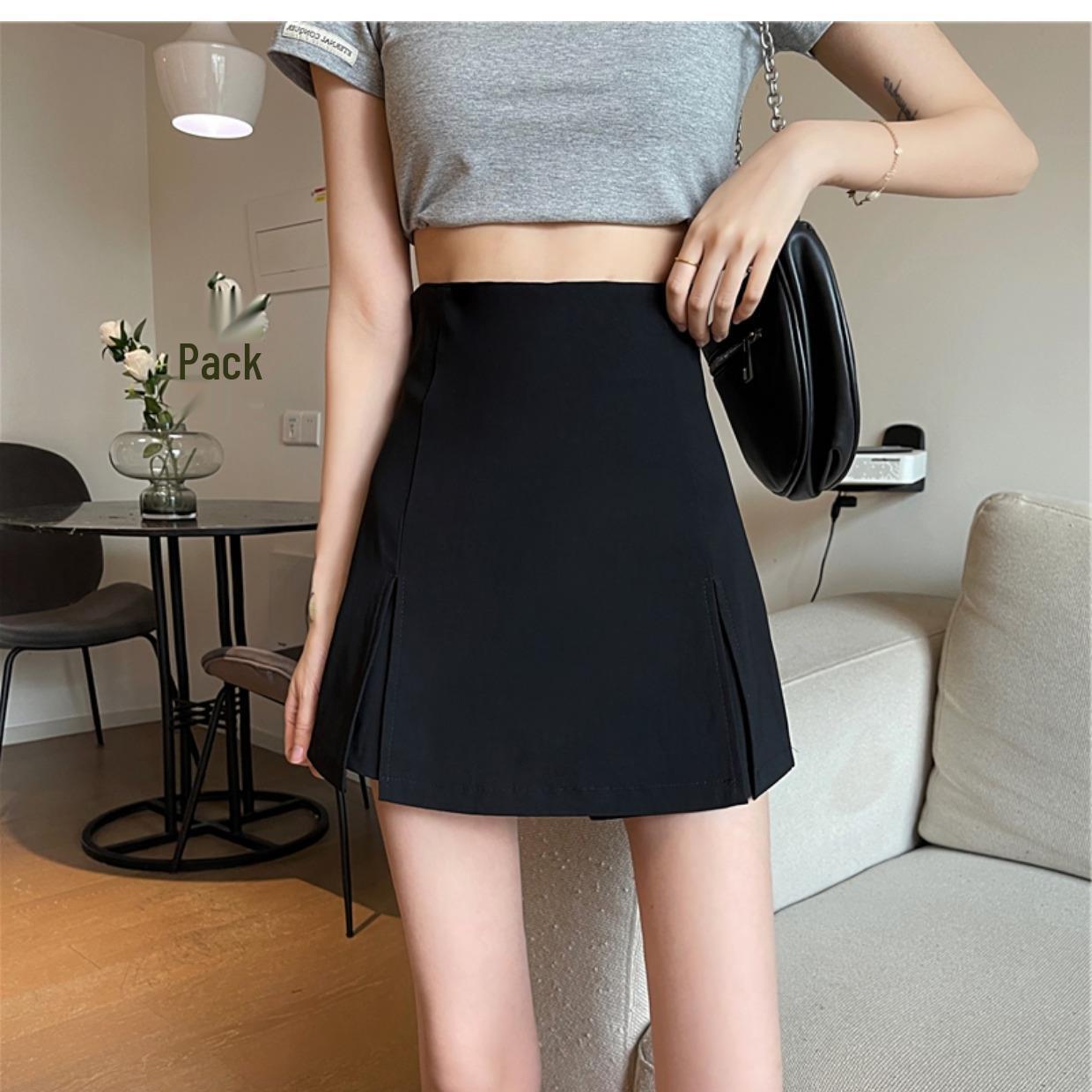 

Women s Versatile High Waist A-line Midi Skirt - Summer 2024 Petite Bodycon Skirt XS білий