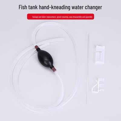 Changement d'eau d'aquarium à pétrissage manuel, Version étendue pour un nettoyage facile