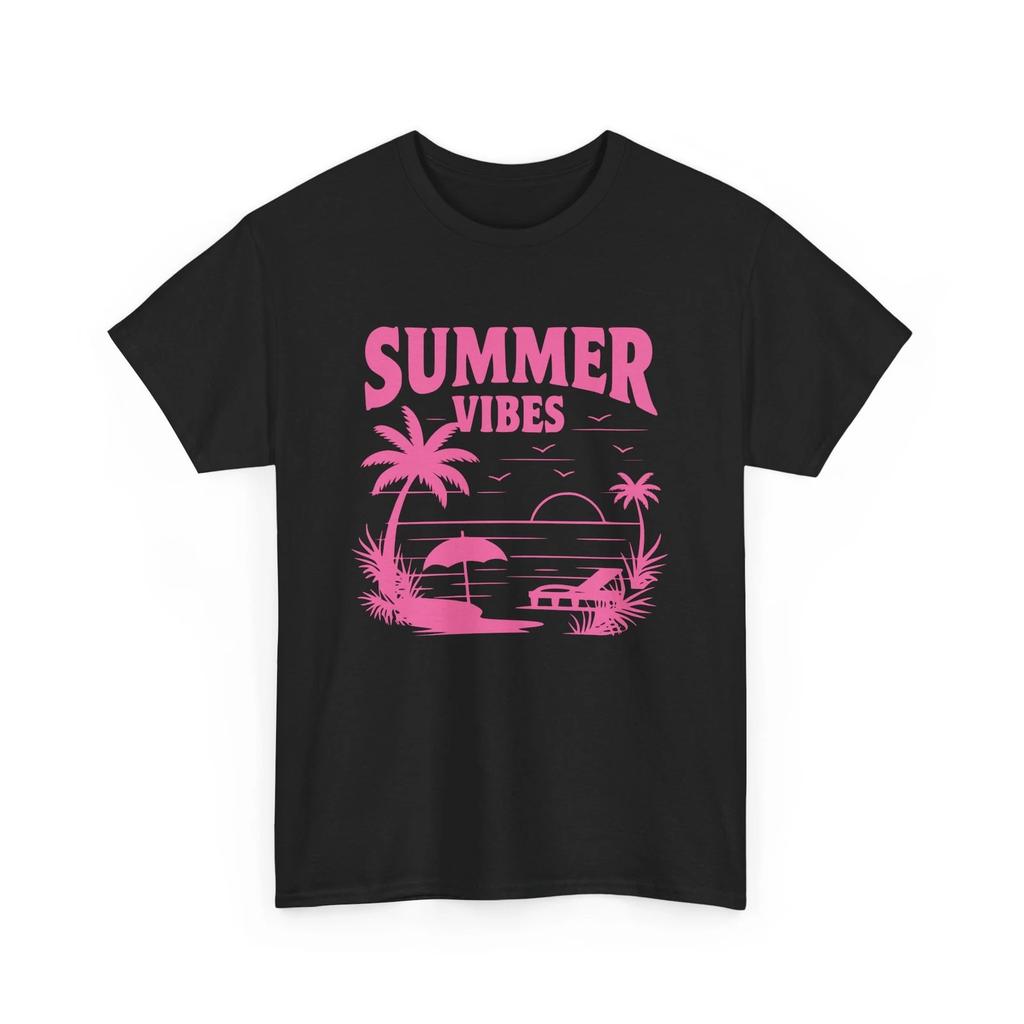 Lazy Summer Days T-Shirt | Light & Comfortable Beach Tee | Summer Vibes T-Shirt