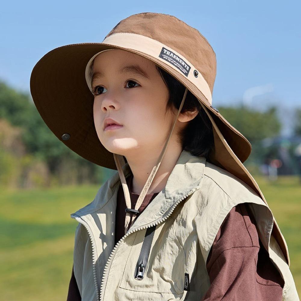 Anti-UV Fisherman Hat Wide Brim Beach Hat New Visor Cap  Summer