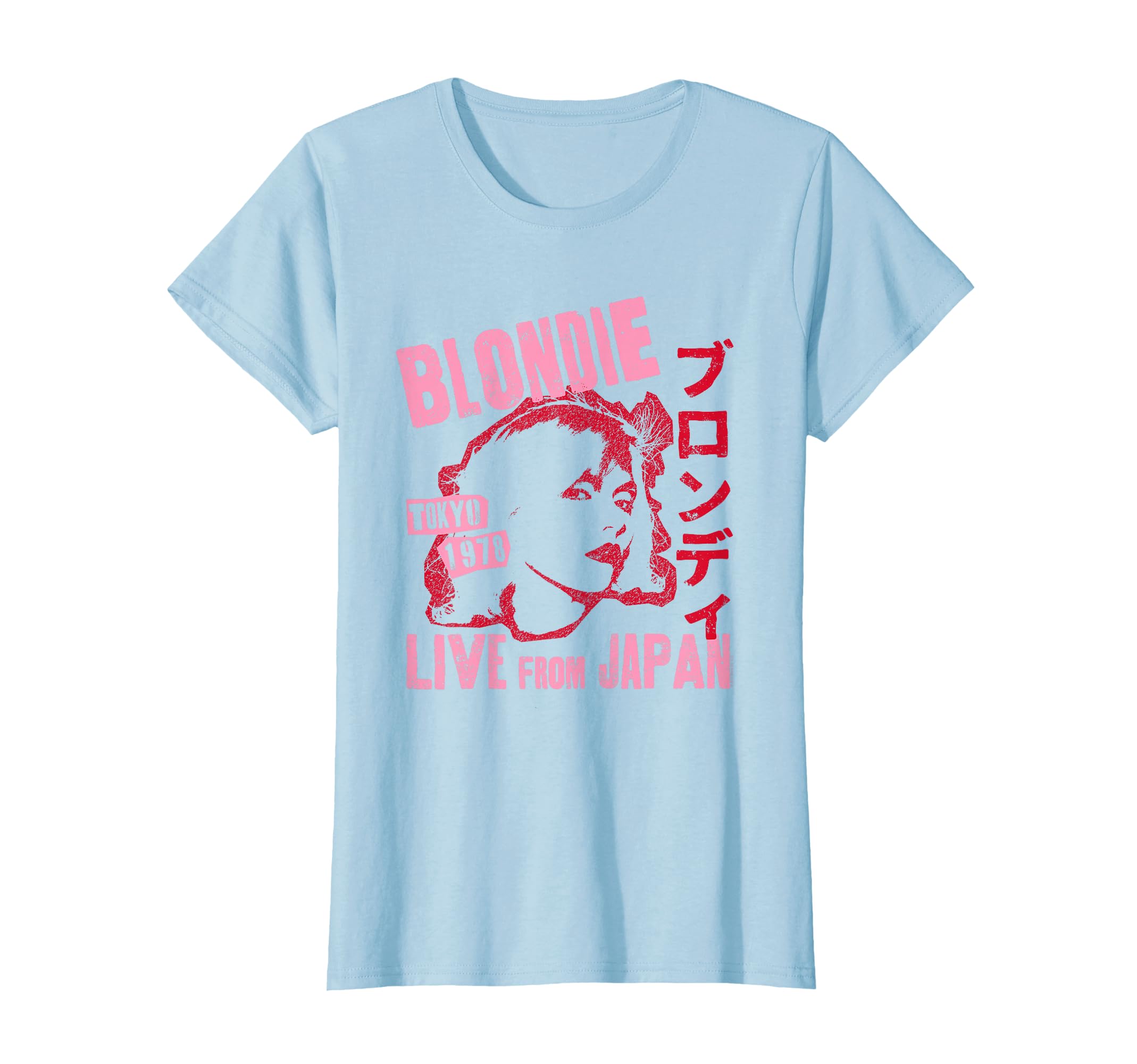 Blondie Live from Japan Флаер Винтажная футболка группы