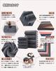 Lumimi Towel Set, Gray: Bath Towels (approx. 70*140cm) X 4 + Face Towels (approx. 35*75cm) X 4