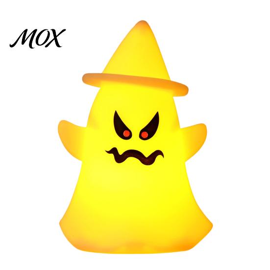 Halloween Night Light Witch Hat Ghost Light, Spooky LED Decorative Lamp, Lamp Cartoon for Holiday Party Decor Wizard