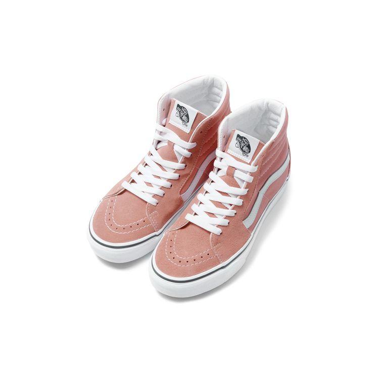 Vans Sk8 Non-Slip High-Top Skate Shoes Unisex Sneakers Rose-Pink VN0A4BV61UL