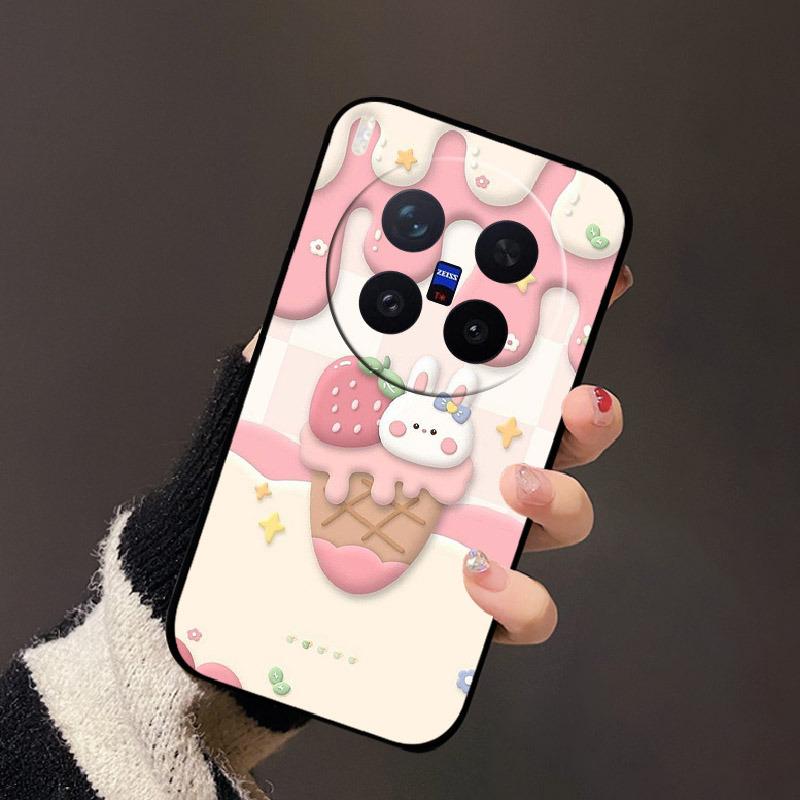 For Vivo X300 Pro Case New Stylish Silicone Soft TPU Back Cover For Vivo X300Pro Shockproof Bumper Fudna X 300 Pro V2502A Capa