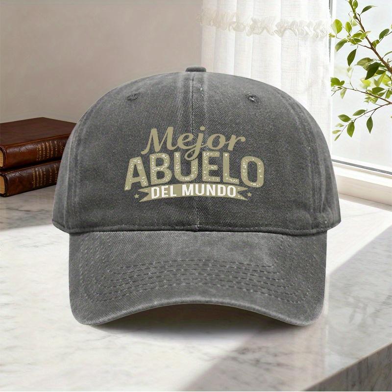 1pc Worlds Best Grandpa Hat  Adjustable Unisex Cap with Best Grandfather Print Funky Ized Gift for Grandfathers