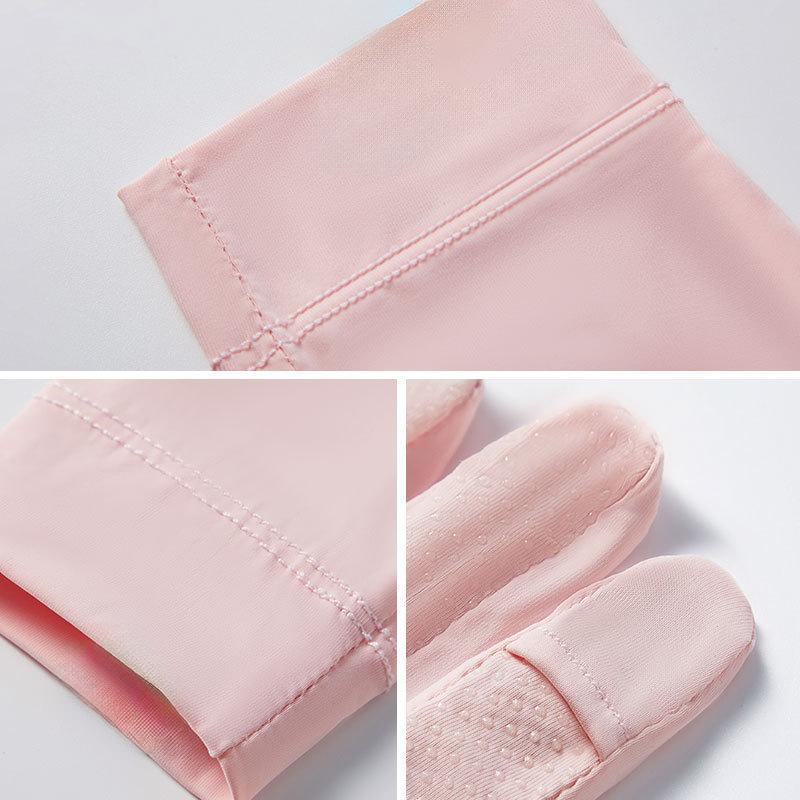 Sunscreen Gloves for Women with Ultraviolet Rays Summer Electric Car Anti Slip Thin Touch Screen Riding Sunscreen Gloves for Women