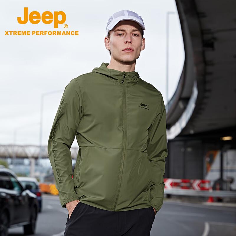 JEEP Men s Lightweight Windbreaker S