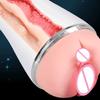 Vagina Anus Masturbator, Auto Saugen Stöhnen Vibration Masturbationsbecher, Orgasmus Sexmaschine Echte Muschi Erwachsenen Sexspielzeug für Männer