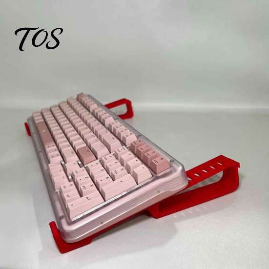 Non-slip Keyboard Support 2Pcs Portable Computer Mechanical Stand, Ergonomic Desktop Plastic Stand Holder, Riser, Office Desk Accessories Base