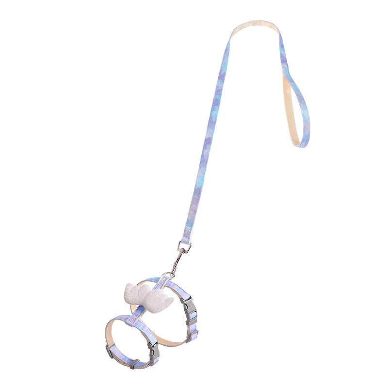 Wings Cat Rope I-shaped Cat Leash, Anti-break Free Walking Cat Rope Gradual Change Pet Leash Cat Supplies
