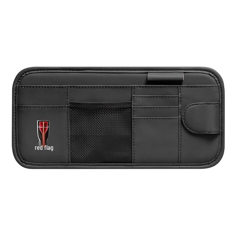 Sun Visor Glasses Clip & Card Holder for Hongqi Models HS5, HS7, H5, H7, EHS3, HS9, H9