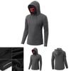 Stylish Loose Fit Long Sleeve Hoodie Sweatshirt With Skull Head Mask Print