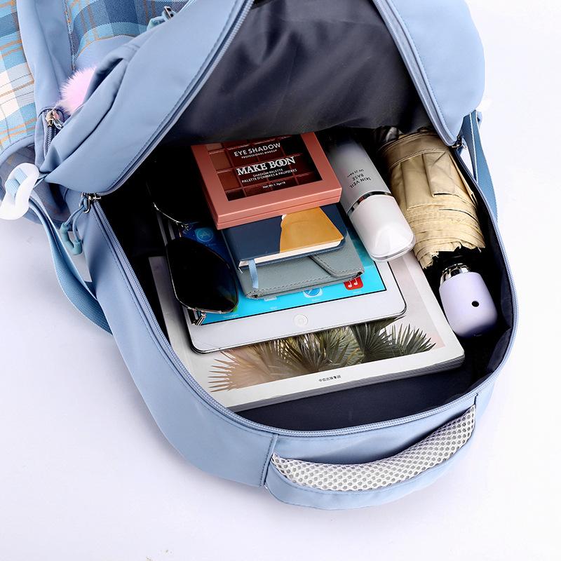 Diy Printed High School Students Large-Capacity Student Schoolbag Casual Backpack