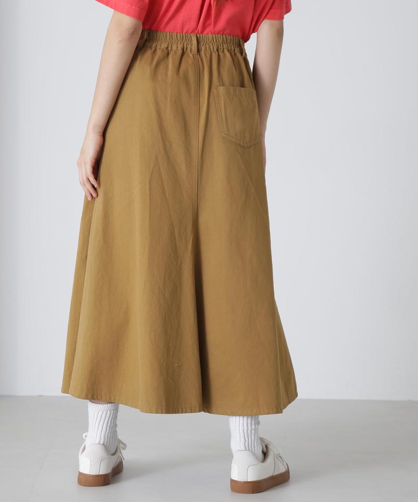 AVIREX MILITARY LAYERED LIKE SKIRT Women's M 386 Camel 783-4216601