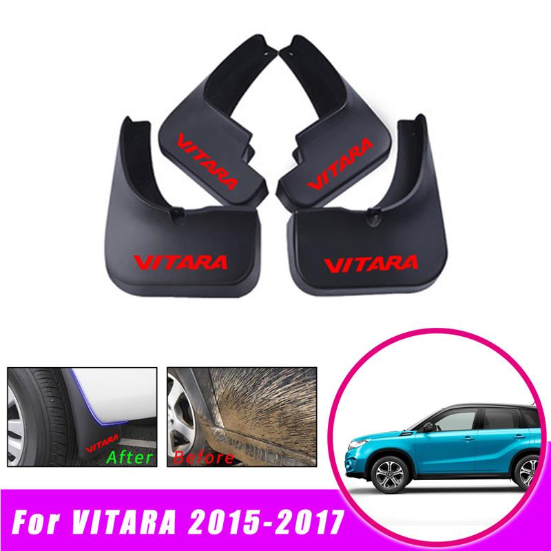 For Suzuki Vitara 2015 2016 2017 2018    Car Mudguard Fender Flares Mud Flaps Splash Guard Mudflaps