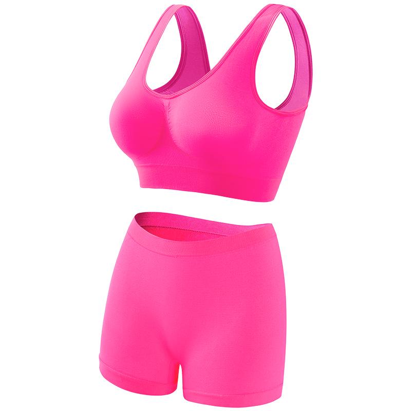 Plus Size Women's Wire-Free Sports Vest with Anti-Shock and Side Bust Control