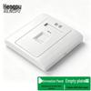 Hengpu Single Port Fiber Optic Wall Plate