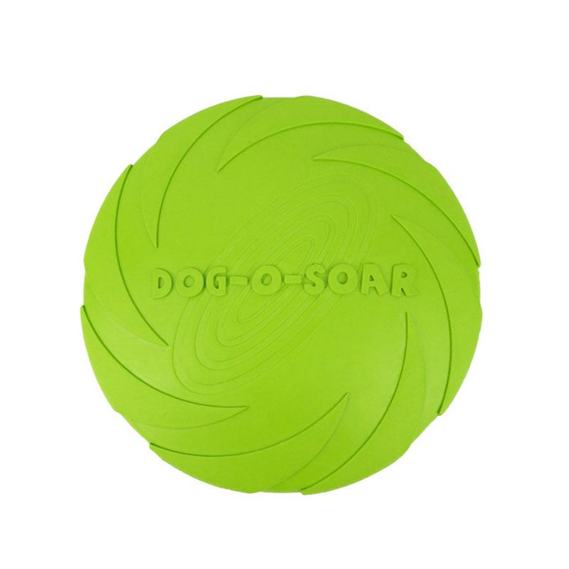 Rubber Pet Dog Flying Discs Saucer Toys Small Medium Funny Dog Puppy Agile Training Toys Flying Disk