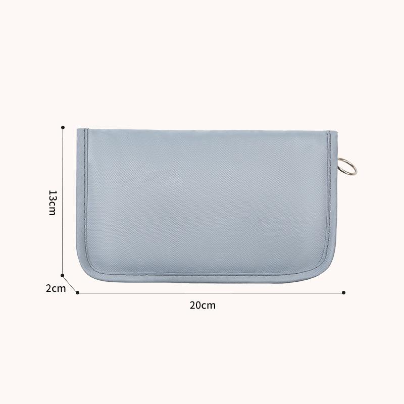 Portable Foldable Medical Pouch Pill Organizer With Zipper Sort First Aid Kit Outdoor Travel Storage Bag Small Items Holder Gift
