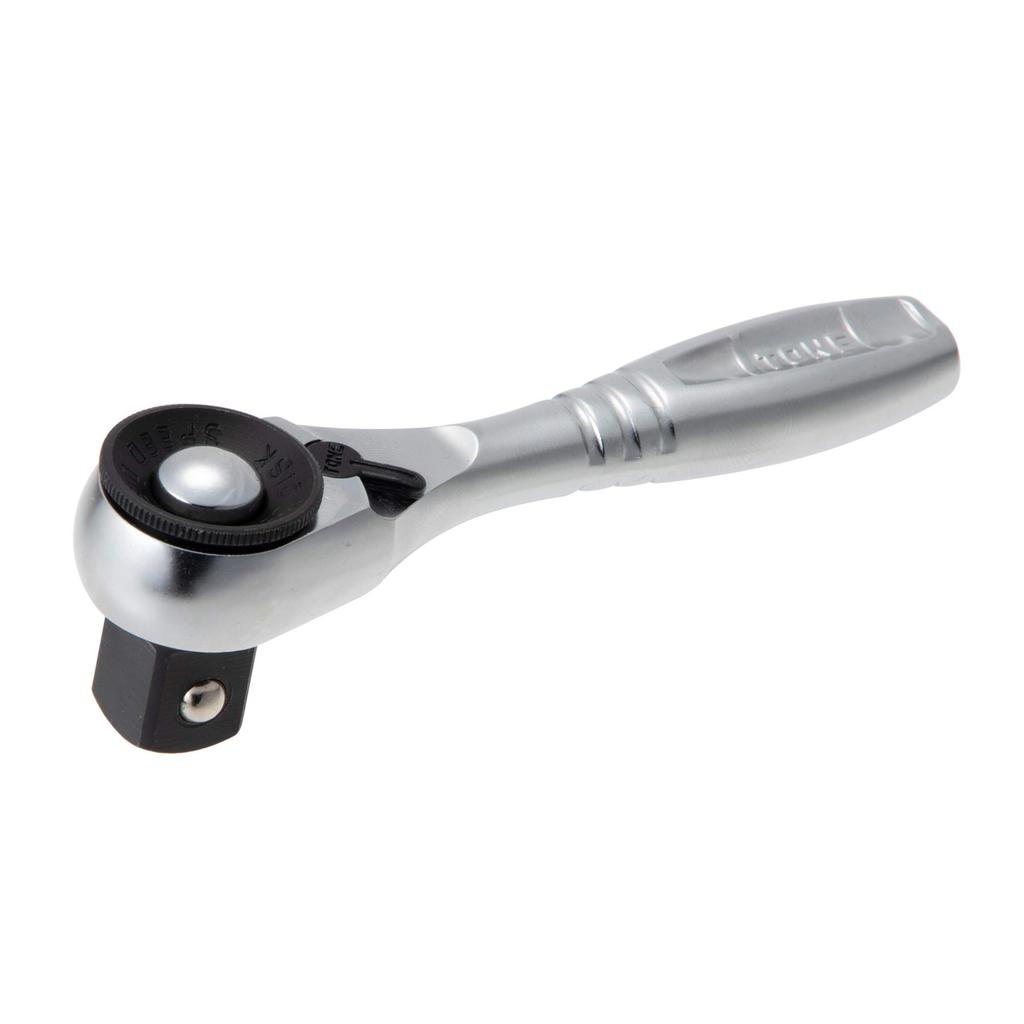 TONE Compact Short Ratchet Handle RH4CHQS Drive Angle (Quick Turn/Hold Type) 12.7mm (1/2")