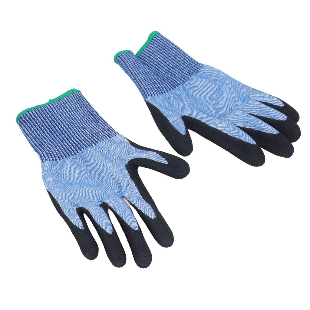 Cut Resistant Work Gloves Steel Wire A7 Grade Men and Women Universal Non Slip Oil Proof Safety Work Gloves L (22+