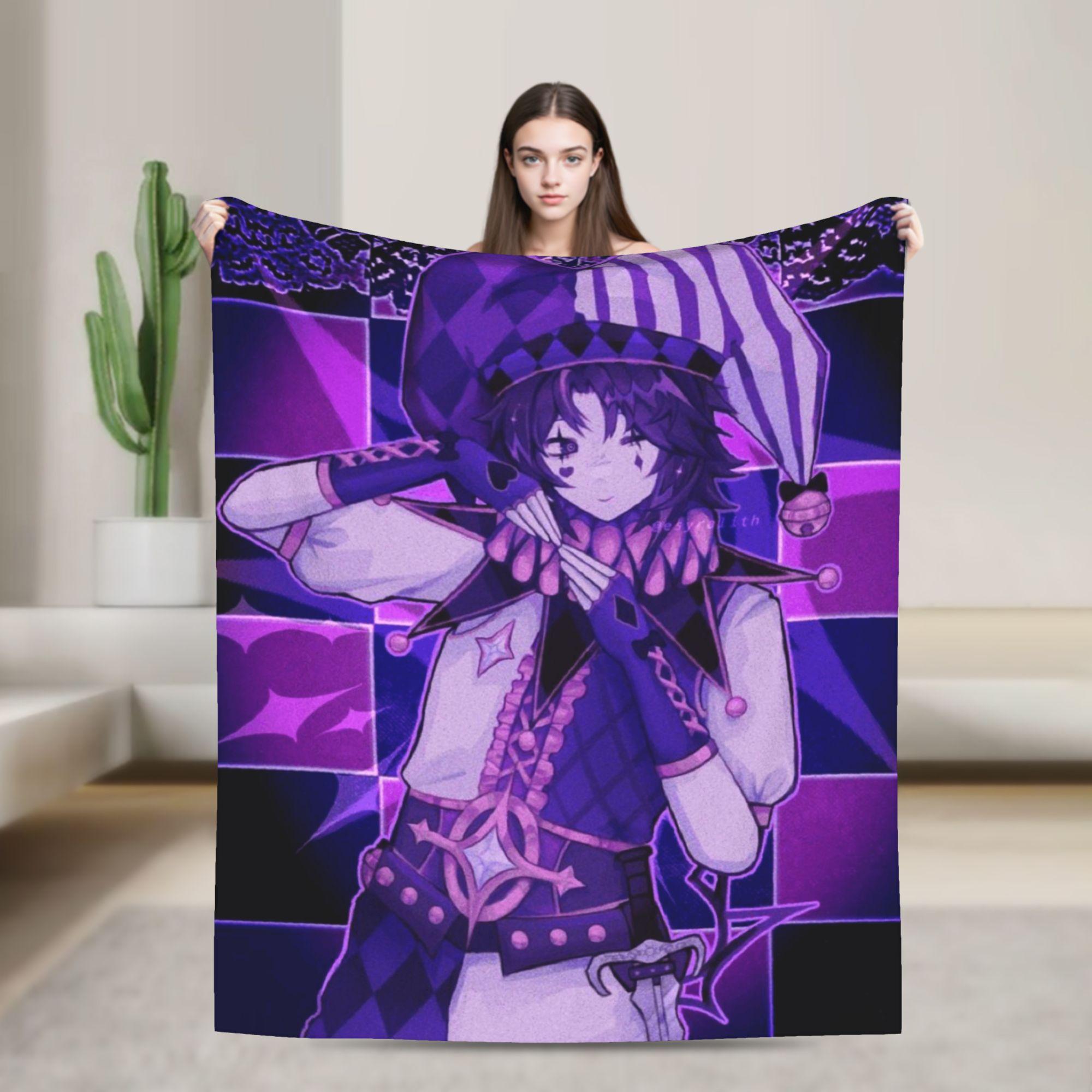 

Soft BlanketChildren Camping Two Time Forsaken Bedding Throws Flannel Bedspread For Couch Chair Street Trend Sofa Bed Cover 30x40in