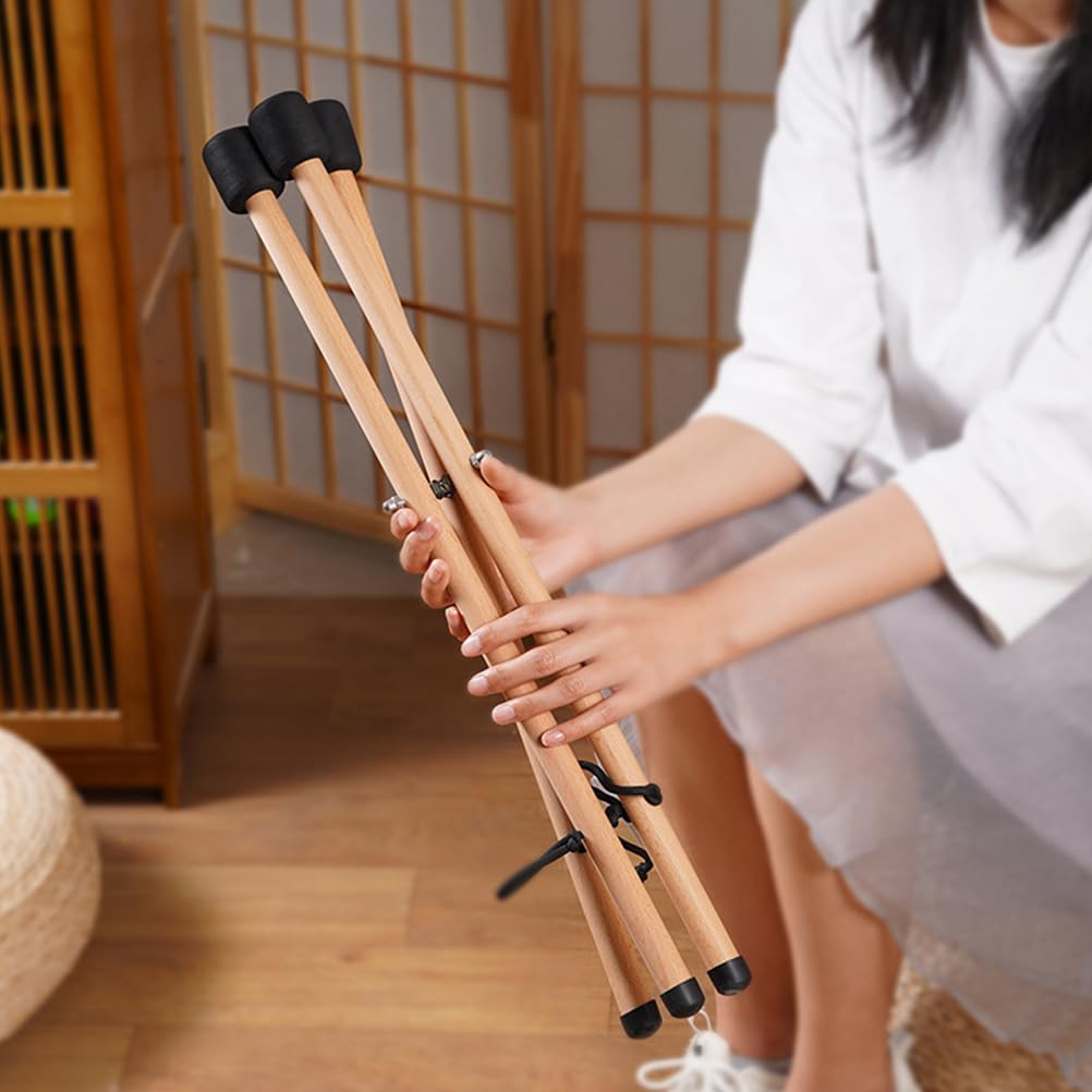LIFKOME Tongue Drum Tongue Drum Wood Tongue Drum Drumstick Kick Wood Snare Drum Handpan Bracket Stand, Floor, Holder, Holder, Float, Display, Stand,