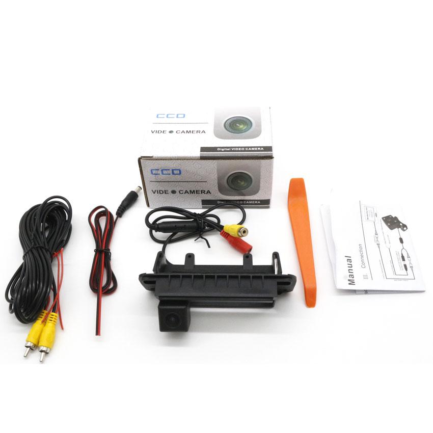 CCD HD Trunk Handle Rear View Camera For Mercedes Benz W204 2011 2012 2013 2014 C180 C200 C260 C300 C63 Amg Car Monitor